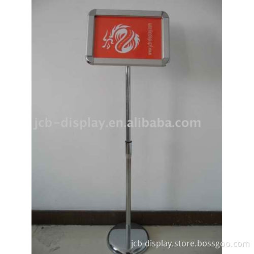 aluminum steel hotsale display rack poster board